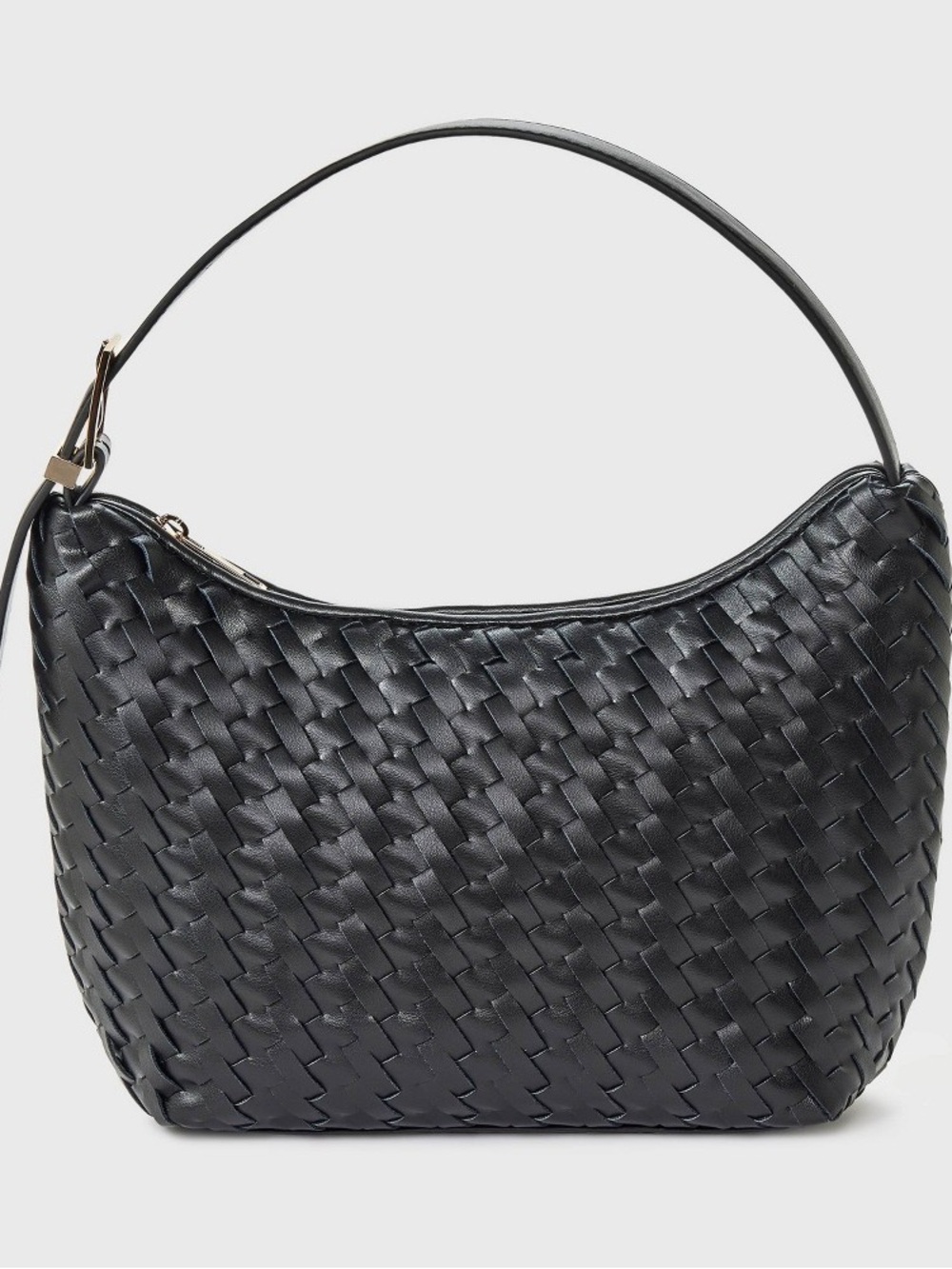 Mini Woven Shoulder Bag - A New Day™ Black